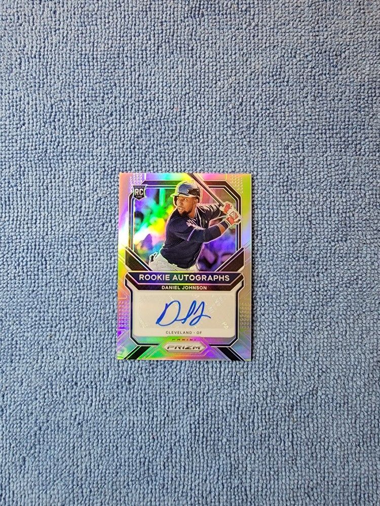 Daniel Johnson 2021 Panini Prizm Baseball RC #RA-DA PRIZM ROOKIE AUTO