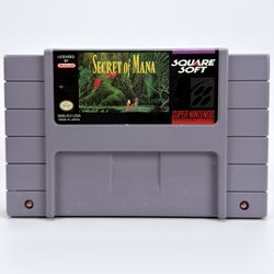 Secret of Mana SNES Super Nintendo Authentic Cartridge Game Only
