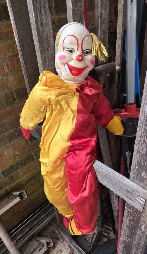 Vintage OLD CLOWN DOLL (Jonestown Massacre)