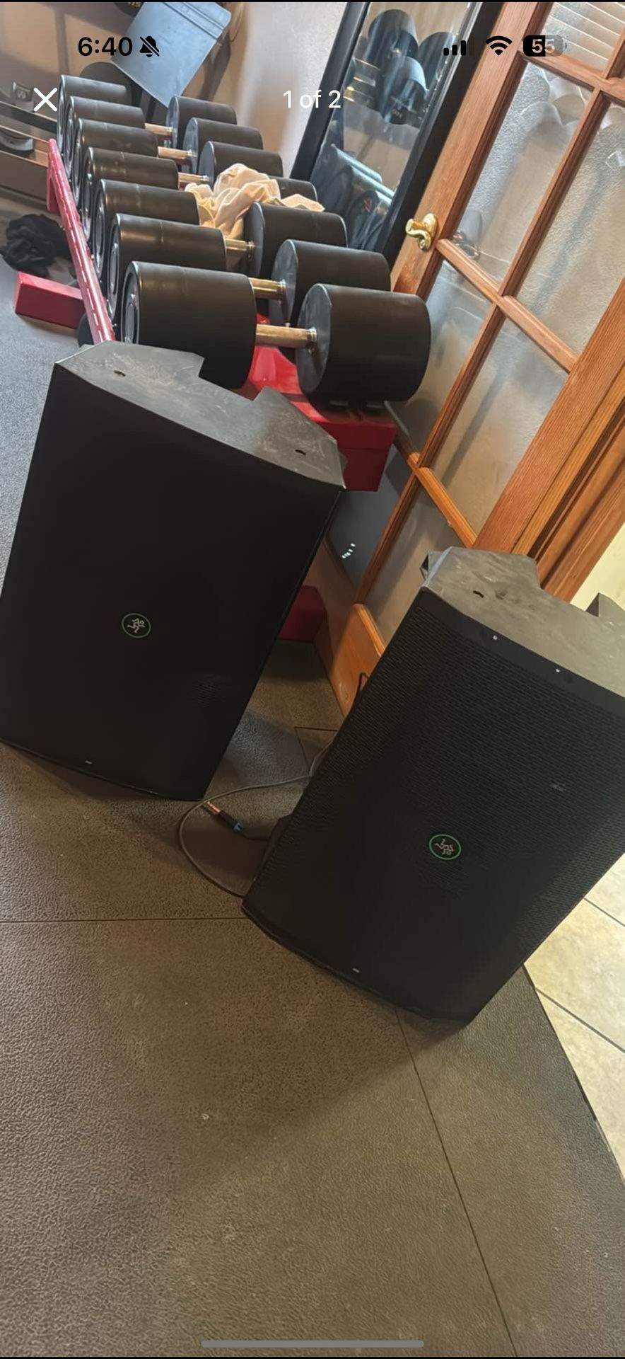 PA SPEAKERS