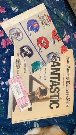 Vintage sports memorabilia bundle