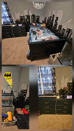 Twin Bed, Mattress Dresser & Nightstand $200