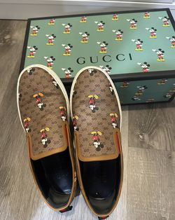 Disney x Gucci GG Supreme Slip-On 'Mickey Mouse'
