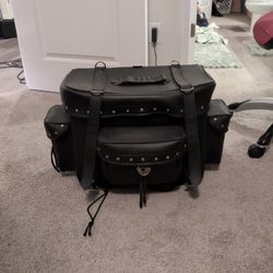 Motorcycle Rear Seat Saddle Bag