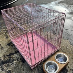 24” FOLDING CRATE IN PINK