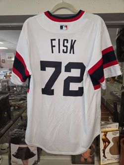 Carlton Fisk #72 Sewn Chicago White Sox Jersey Men’s Large