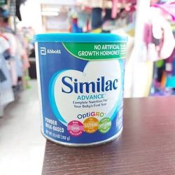 Blue similac