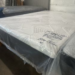 🛏️ 12” Queen Gel Memory Foam Mattress – Extra Firm Support 