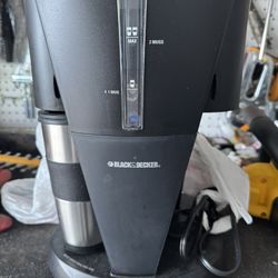 Coffee Maker With Two Steel Cups