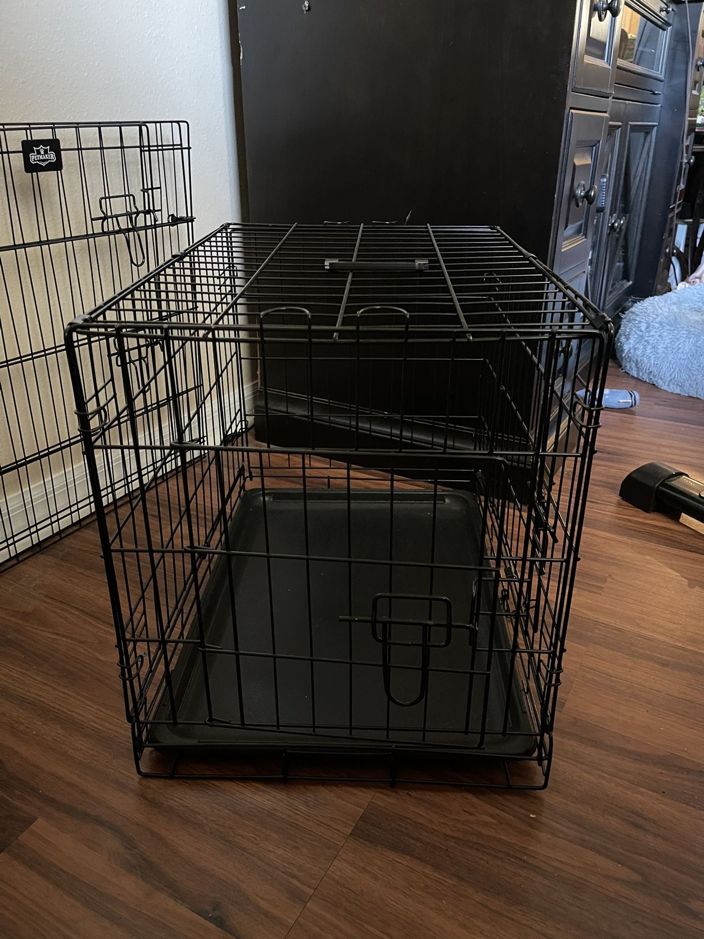 The BestPet Dog Crate is a durable and spacious kennel made of steel, perfect fo