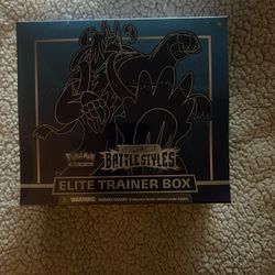 Battle Styles Pokémon ETB Blue Sealed