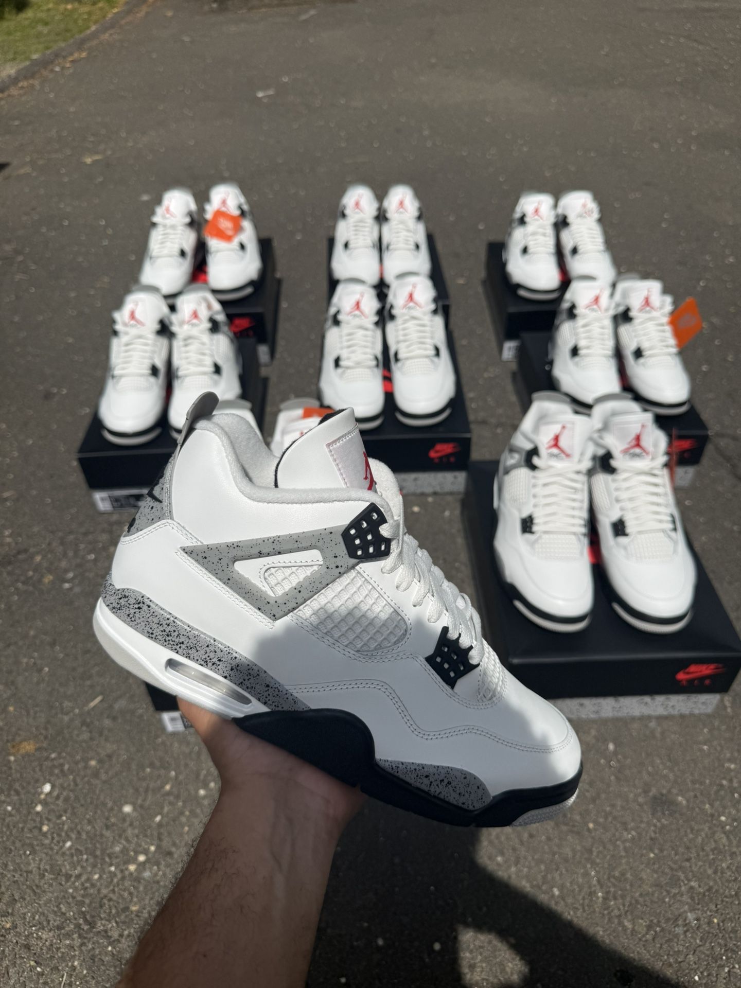Jordan 4 Retro White Cement