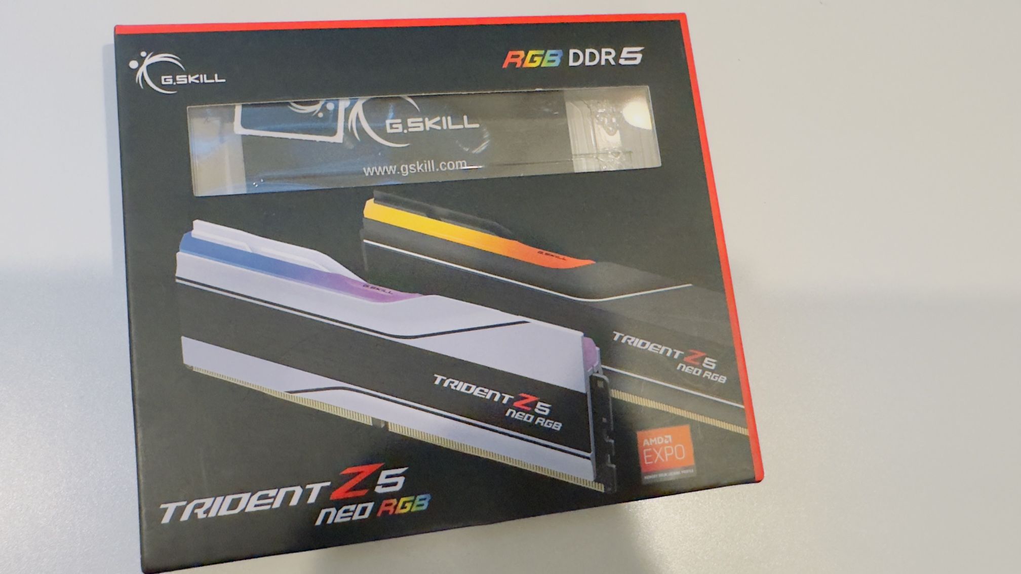 G.SKILL Trident Z5 Neo RGB Series (AMD Expo) DDR5 RAM 32GB (2x16GB) 6400MT/s CL30 Desktop Computer Memory