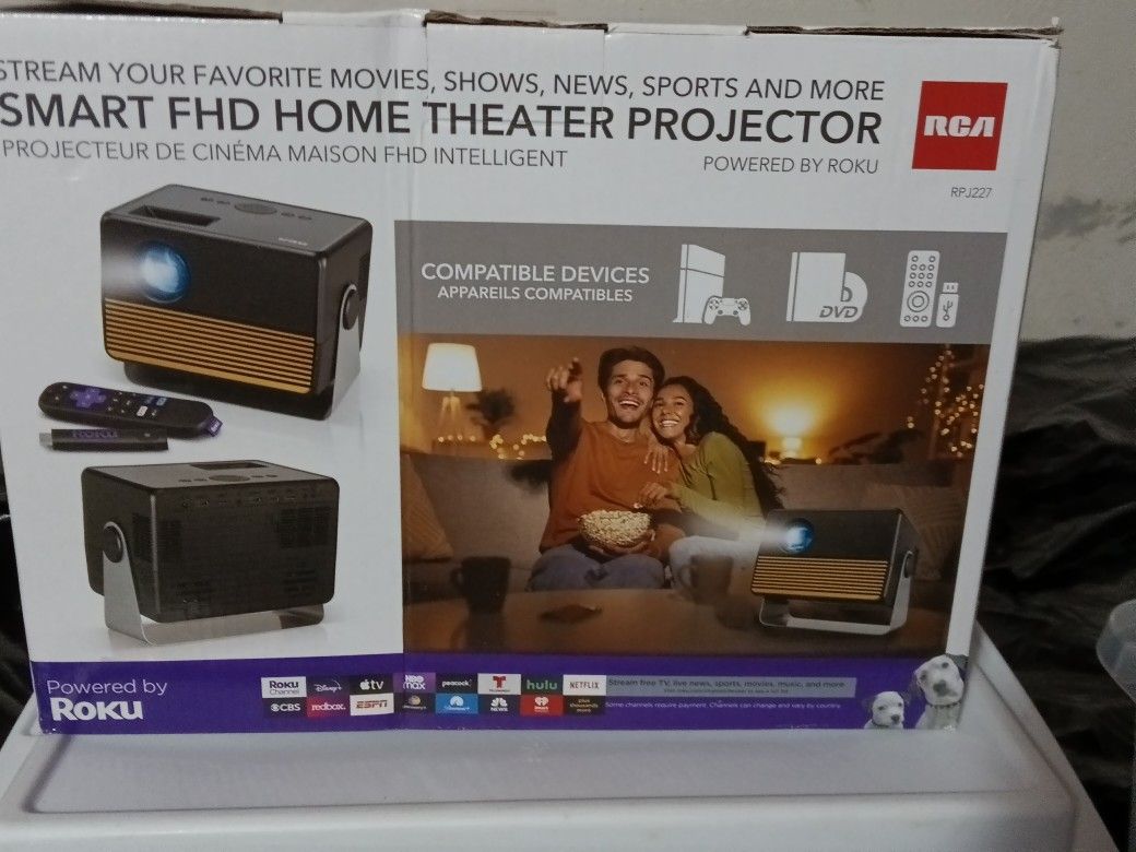 RCA SMART FHD HOME THEATER PROJECTOR