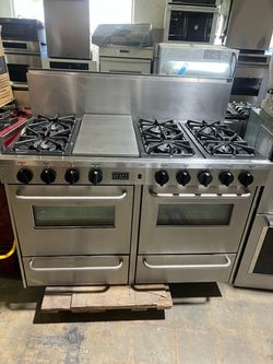 5 star 48” gas range Stainless Steel