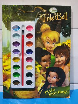 Tinkerbell Pixie Paintings Activity Book $3 (One Available)
Includes Water Colors