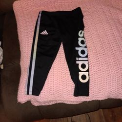 Adidas Size 2 T Girls Knit Jogging Pants 