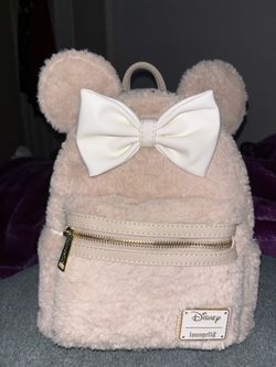 Loungefly Disney Minnie Mouse Faux Fur Mini Backpack