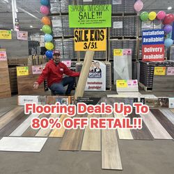 HUGE Flooring Overstock SALE🤑 SALE ENDS 3/31