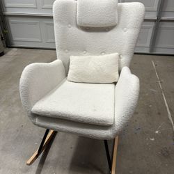 White Rocking Chair 