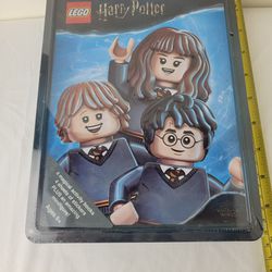 New LEGO Harry Potter Tin With 4 Activity Books, Stickers, Dumbledore Minifigure
