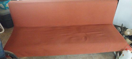 Patio sofa 60" long x 32 tall. Sit 20"