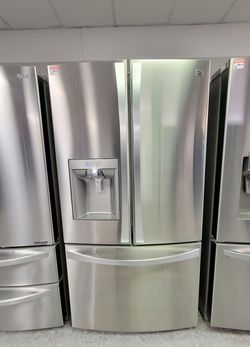 Kenmore Elite French Door Fridge – Stainless, Ice & Water Dispenser