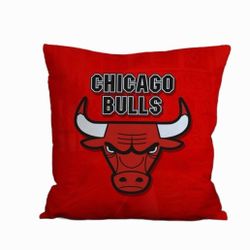 Pillow Chicago Bulls 18 X 18 In