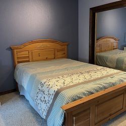 Bed Frame & Dresser Set 