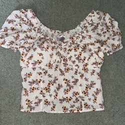 No Boundaries Floral Peplum Top