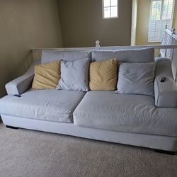 Large Sofa, Light Grey