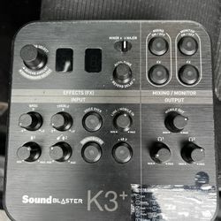 Creative Sound Blaster K3+ USB Powered 2 Channel Digital Mixer