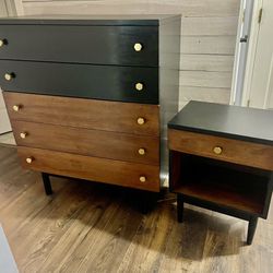 MCM Lg. 5 Drawer Chest & Nightstand PU Florence Ky 