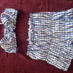 2 Piece Short Set With Bra 