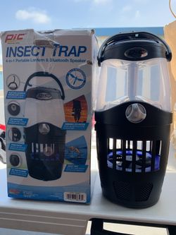 Brandnew 4-in1camping lamp with bluettoth speaker and insecttrap