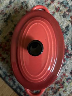 Le Creuset Stoneware mini Cocotte 6x3.5 inches new