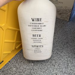 Wedding Vase Bar Menu 