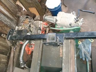 Trailer hitch mount.