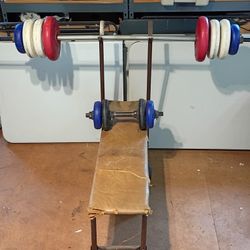 Bench and Weights