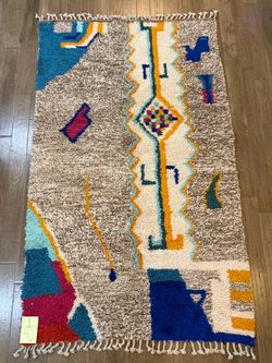 Moroccan Authentic Handwoven Area Rug