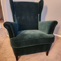 IKEA Green Velvet Chair