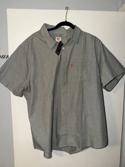 Levi’s button xl dress shirt new with tags grey