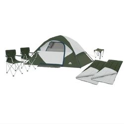 Brand New 6 Pcs Camping Set , 4 Person Tent