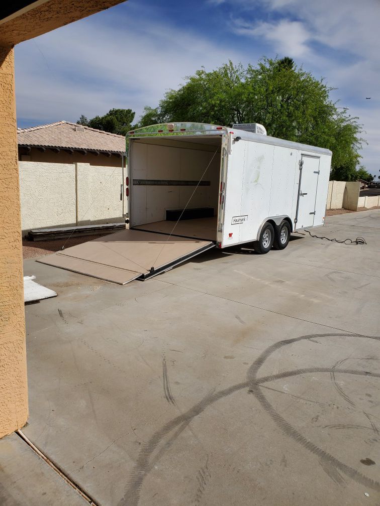 20 foot car hauler enclosed trailer
