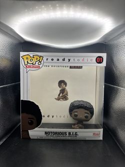 Funko Pop Albums Notorious B.I.G Ready To Die #01 Vinyl Figure Display NIB