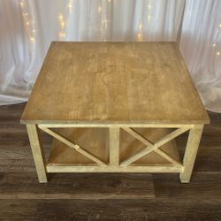 Beautiful Heavy Wood Table 