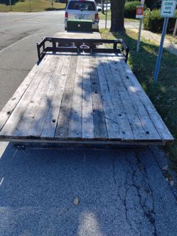 Wooden trailer - 12 foot long bed
