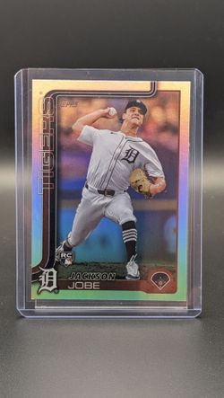 Topps Jackson Jobe Rookie Card RC Detroit Tigers Baseball Card Refractor