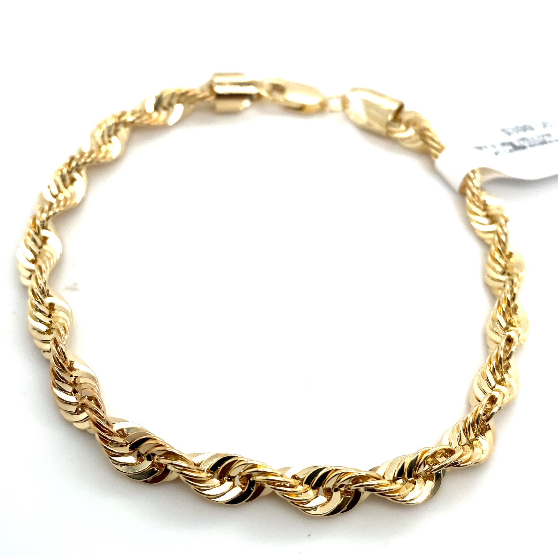 10k Gold Bracelet 8” Rope 5.3g 5.2mm  133788 13