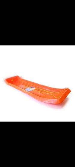 SNOW SLED SNOWBOARD Emsco ESP Family-Size Plastic Toboggan 66 in. L